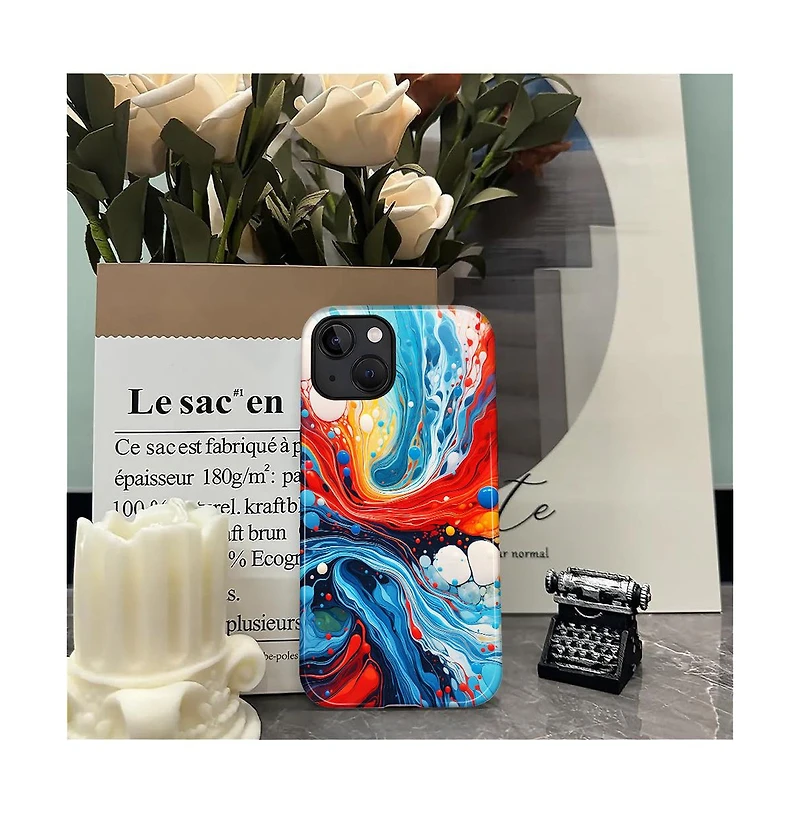 Lisen 2-Layer Durable Phone Case Compatible with Apple iPhone