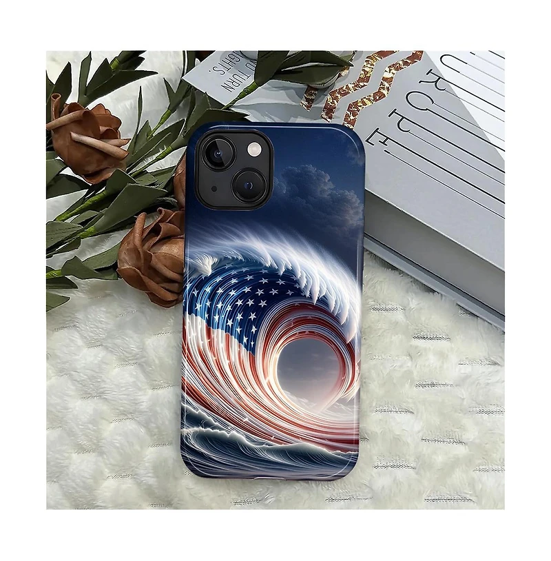 Lisen 2-Layer Anti-Slip Grip Phone Case Compatible with Apple iPhone