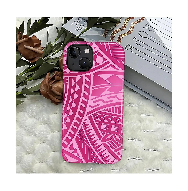 Lisen Tribal Glow 2-Layer Phone Case for Apple iPhone 15