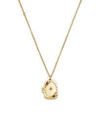Fable England Orla Hedgerow Locket Necklace in Gold
