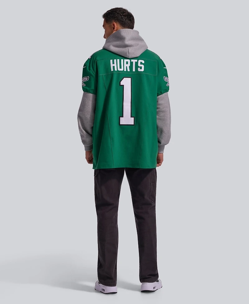 Nike Men's Jalen Hurts Kelly Philadelphia Eagles Alternate Vapor F.u.s.e. Elite Jersey