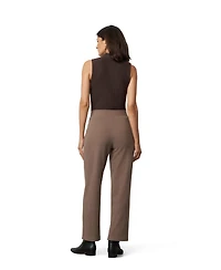 Cable & Gauge Women's Slim Leg Pintuck Pant