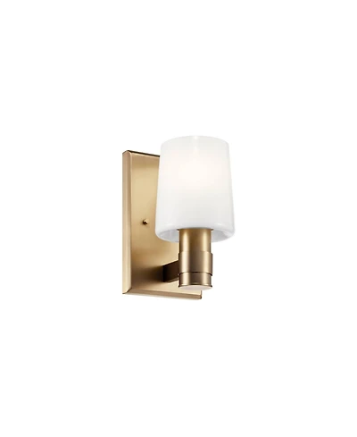 Kichler Adani 8 1/2" High Opal Glass Champagne Wall Sconce