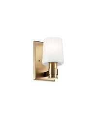 Kichler Adani 8 1/2" High Opal Glass Champagne Wall Sconce