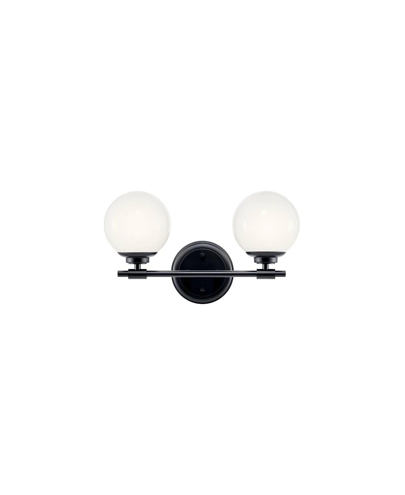 Kichler Benno 2-in 2-Light Industrial Vanity Light