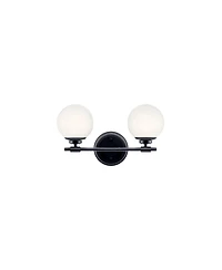 Kichler Benno 2-in 2-Light Industrial Vanity Light