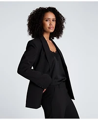 Kenneth Cole Women's Luxe Stretch Twill One-Button Blazer