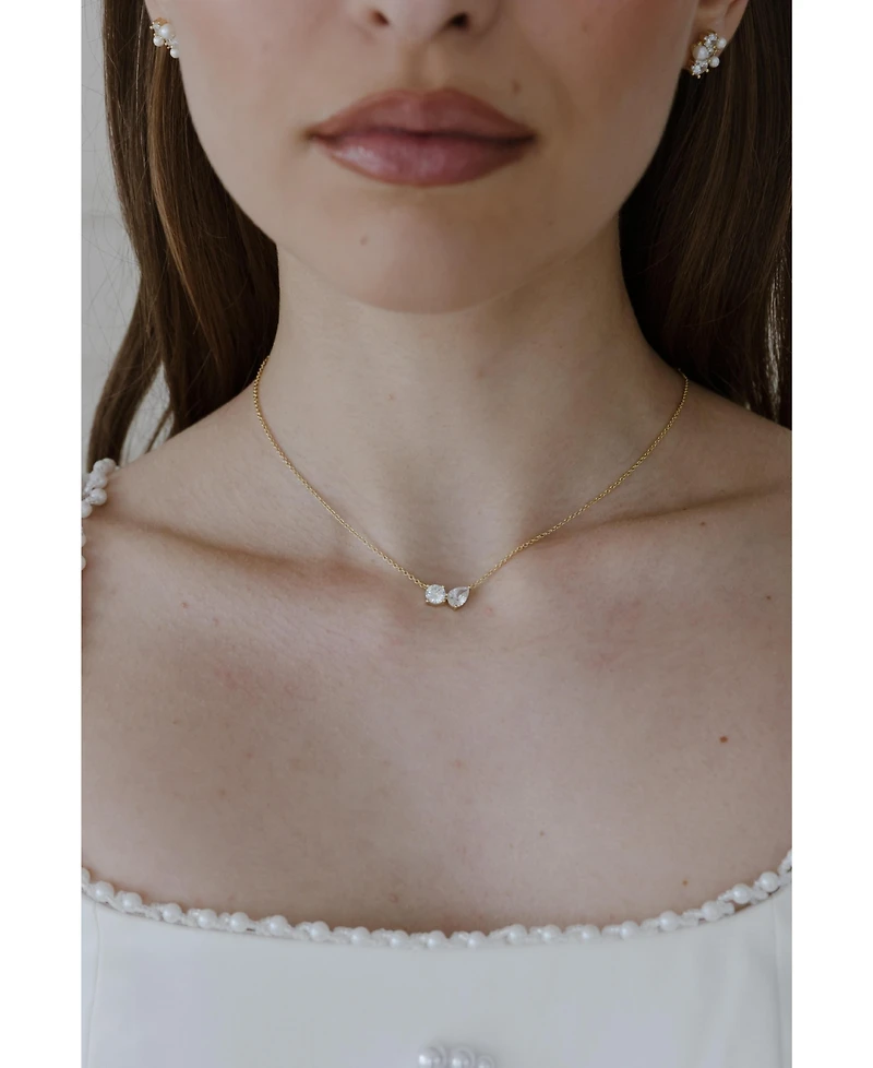 Untamed Petals Eternity Crystal Necklace