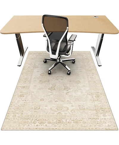 Danrong Office Chair Mat For Hardwood Floors Non Slip Washable Quiet Desk Rug Rolling Chairs