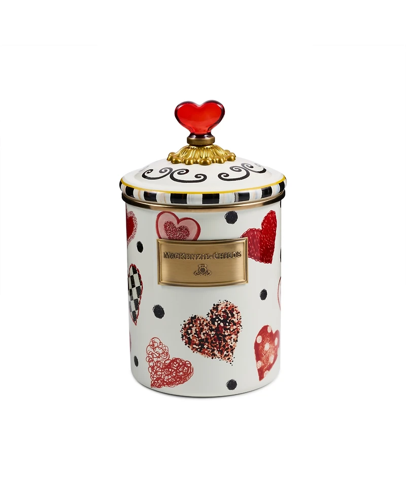 MacKenzie-Childs Love Medium Canister