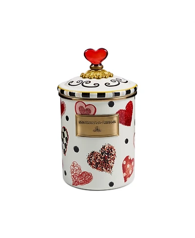 MacKenzie-Childs Love Medium Canister