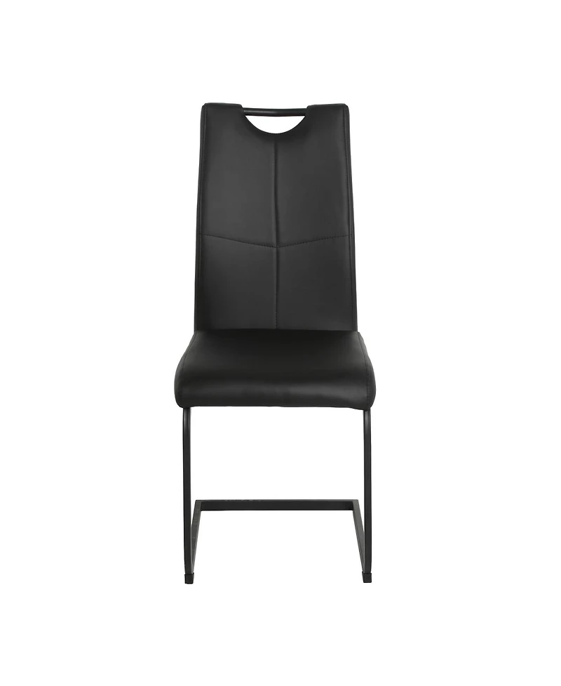 Streamdale Furniture Modern Pu Upholstered Dining Chairs (Set of 4)