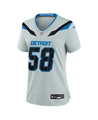 Nike Women's Penei Sewell Silver Detroit Lions 2026 Rivalries Collection Game Jersey