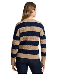 Lands' End Women's Drifter Classic Cable Sweater