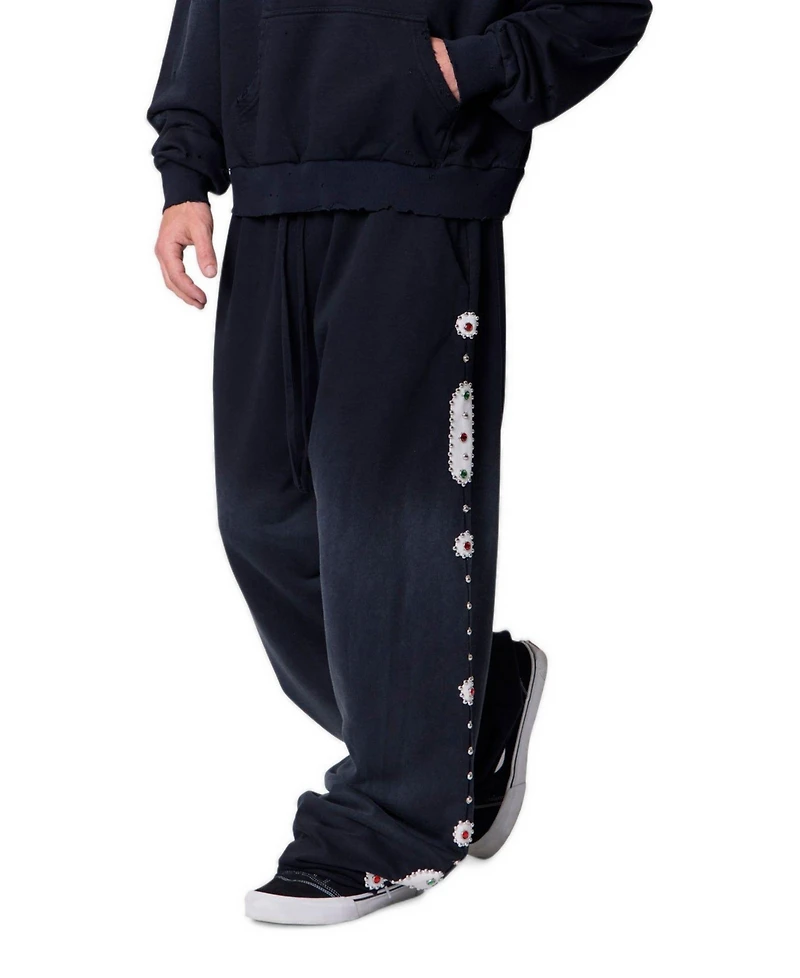mnml Men's Mojave Oversized Faded Sun-Bleached Sweatpants
