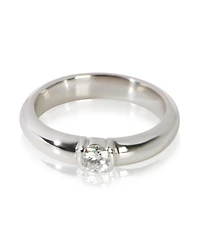 Pre-Owned Tiffany & Co 0.21 ct Round Brilliant Diamond Etoile Engagement Ring