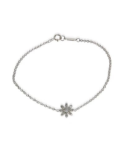 Pre-Owned Tiffany & Co White Gold Diamond Daisy Bracelet