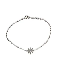 Pre-Owned Tiffany & Co White Gold Diamond Daisy Bracelet