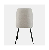 Jofran Macey Contemporary Modern Upholstered Dining Chair (Set of 2)
