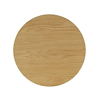 Jofran Brix Mid-Century Modern Floating Sculpture Layered Round End Table