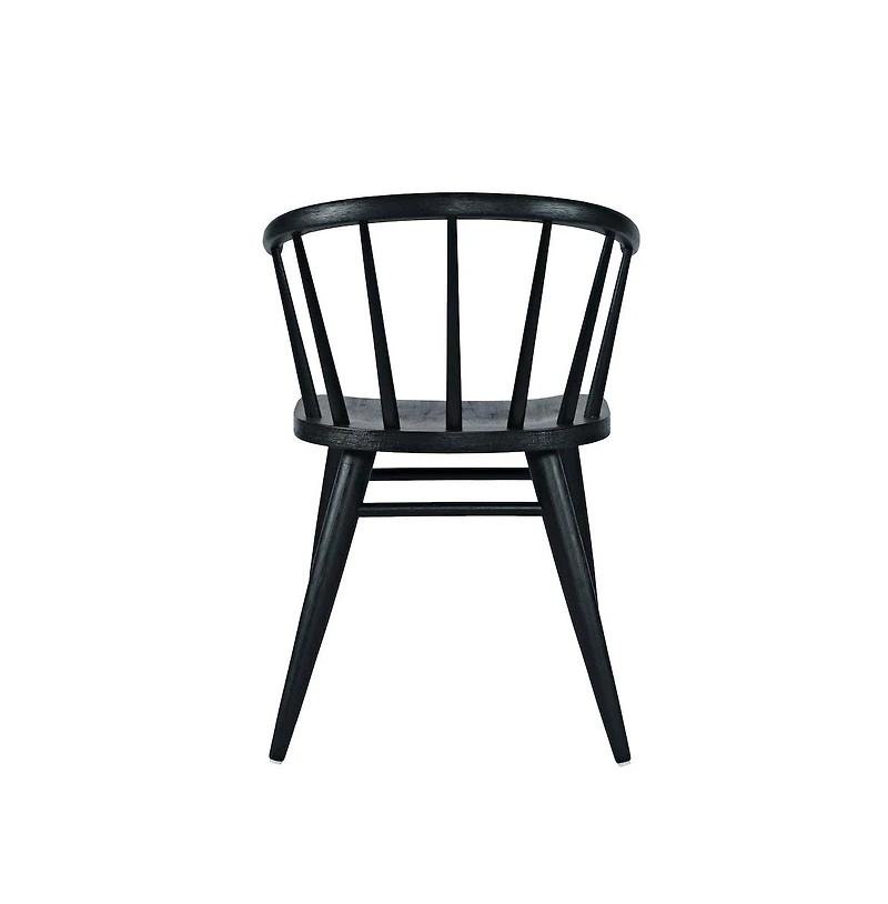 Jofran Fitz Traditional Solid Wood Curved Back Spindle Dining Chair (Set of 2