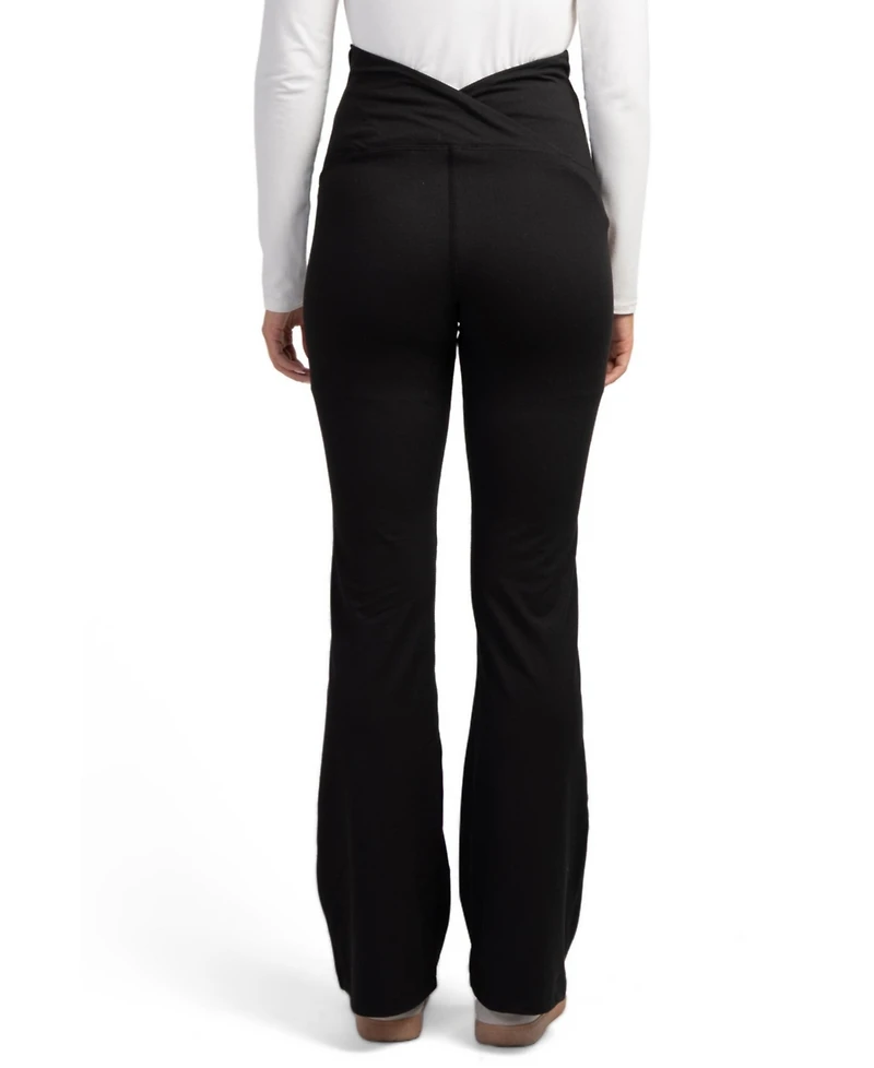 Hello Miz Maternity High-Rise Over-the-Belly Flare Pants