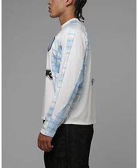 Loiter Men's World Wide Graphic Long-Sleeve Crew Neck Jersey