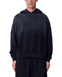 mnml Men's Mojave Oversized Distressed Hoodie