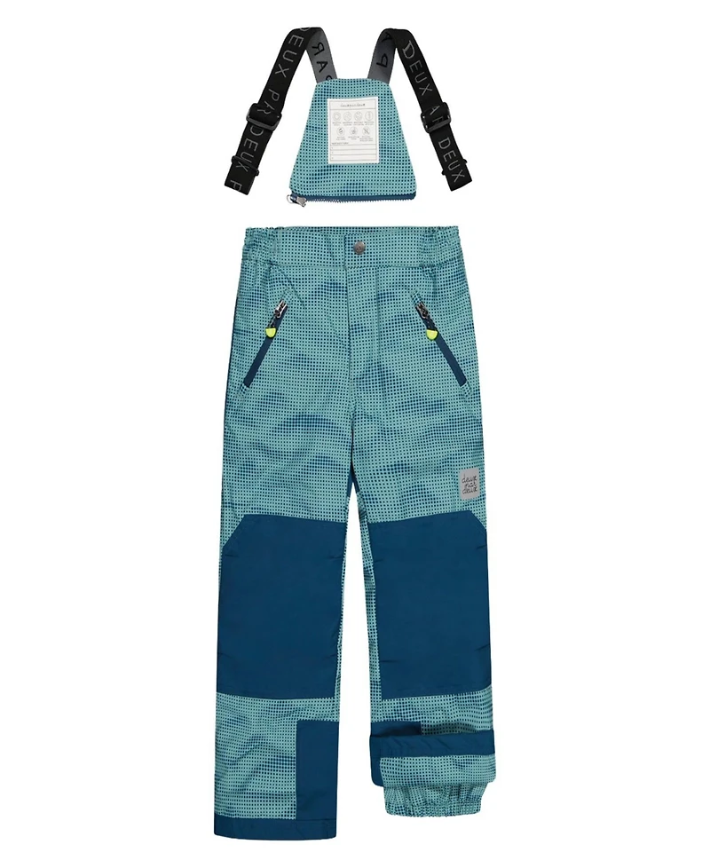 Deux par Boys' 4-20 Play Hooded Adjustable Cordura-Panel Jacket and Pants, 2-Piece Set
