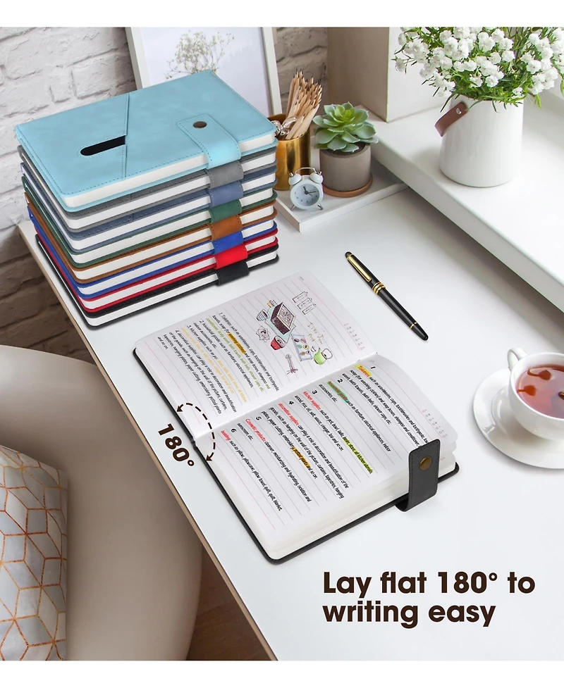 Danrong Hardcover Lined Journal Notebook With Pen Gift Box Layflat Writing For Work Travel School