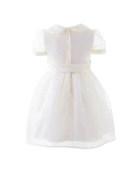 Rachel Riley Toddler Girls (2T-12) Organza Pintuck Dress