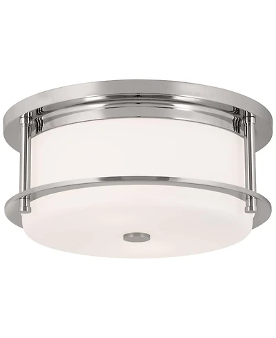 Kichler Brit 12" Wide Polished Nickel Ceiling Light