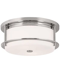 Kichler Brit 12" Wide Polished Nickel Ceiling Light