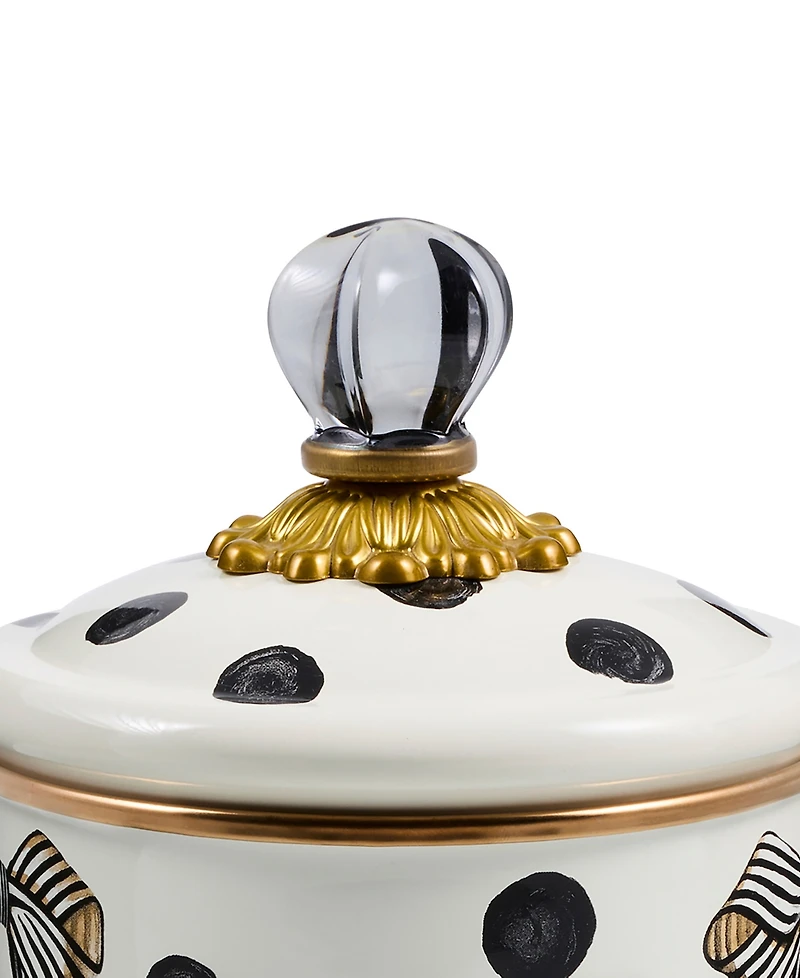MacKenzie-Childs Pretty As A Bow Medium Canister