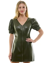 Seni & Cade Juniors' V-Neck Mini Dress