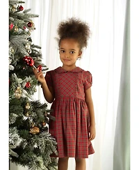 Rachel Riley Girls' (2T-10) Tartan Frill Dress