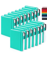 Danrong Mini Hardcover Lined Journals Notebooks Bulk With Pen Holder For School Business