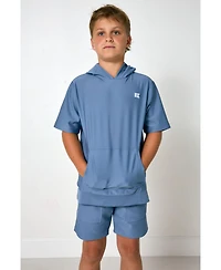 Courtside Kids Boys' 2-16 Short Sleeve Hoodie