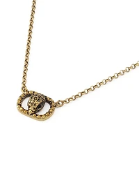 Kurt Geiger London Faux Stone Signature Chelsea Eagle Pendant Necklace