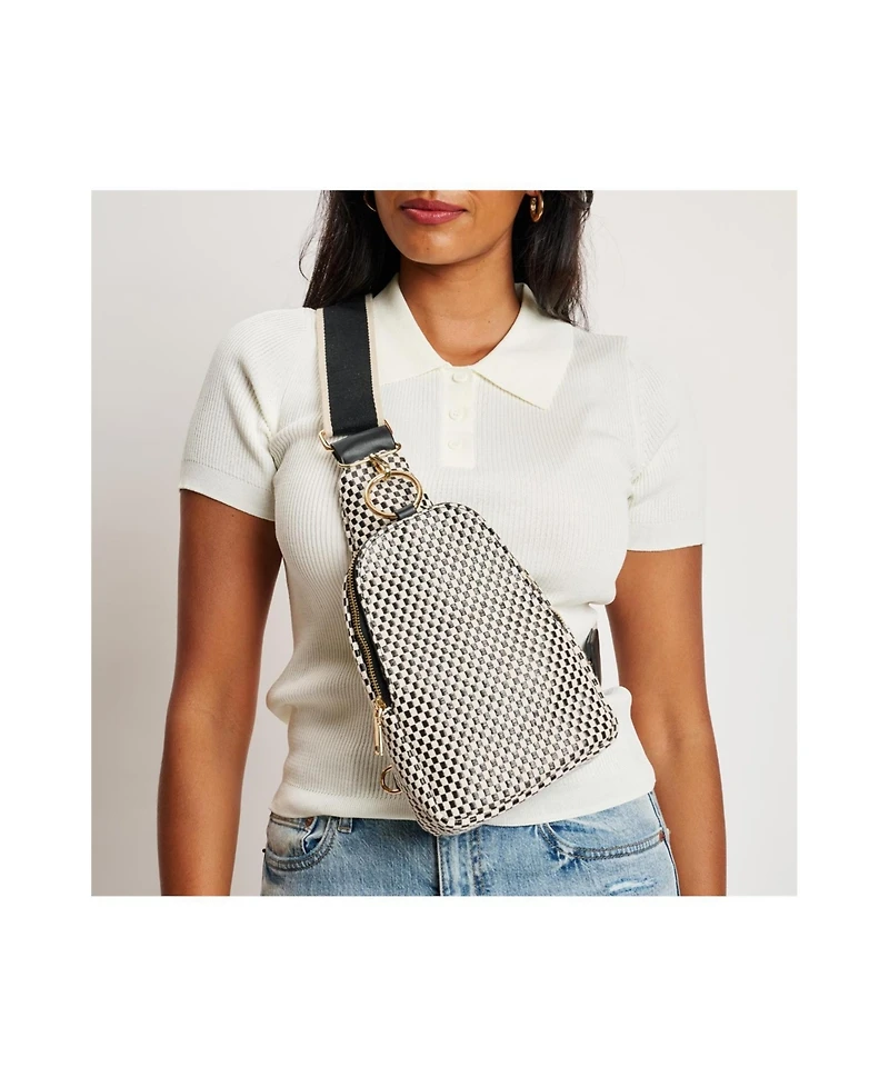Moda Luxe Regina - Checkered Sling Backpack