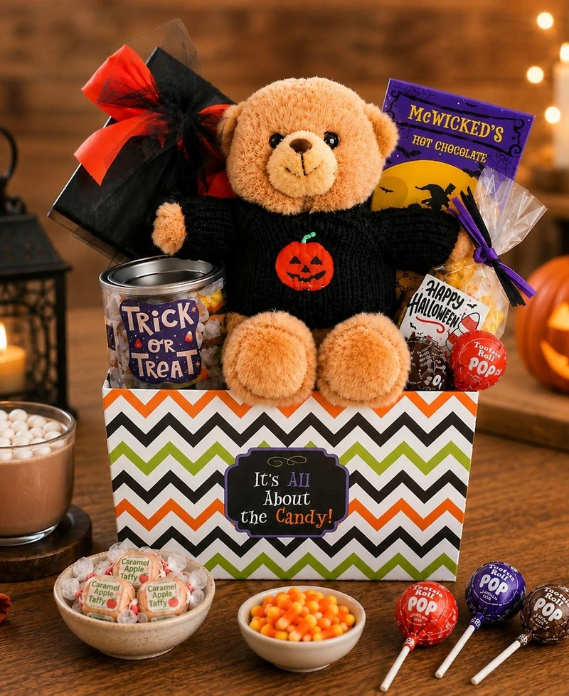 Beyond the Bow Gifts Trick- or- Treat Halloween Gift Basket, 5-Pieces