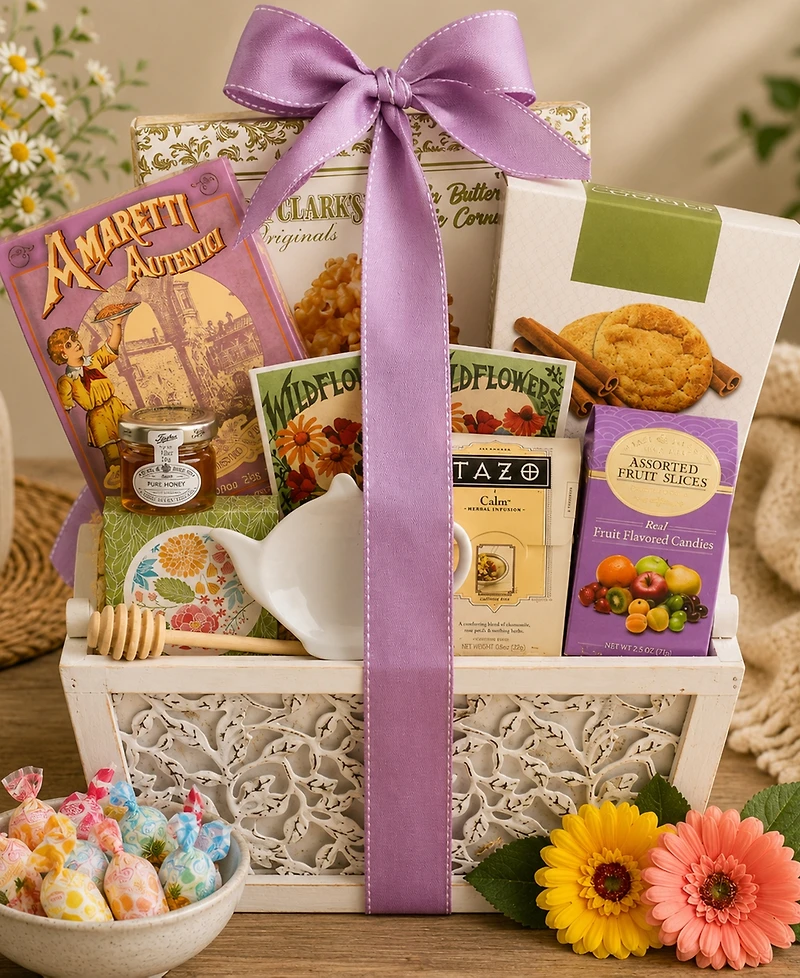 Beyond the Bow Gifts Steeped in Bliss Gift Basket, 10-Pieces