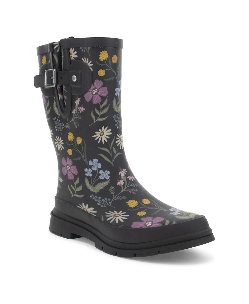 Westerns Chief Women's Wildflower Mid Rain Boot