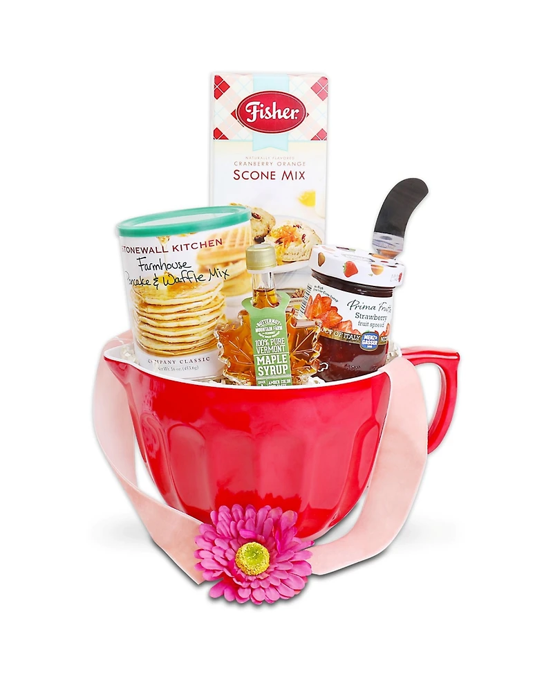 Beyond the Bow Gifts Homemade Breakfast Mixing Bowl Gift Basket, 6-Pieces