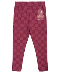 Cars Girls' 4-16 Graphic Hooded Checkerboard Hoodie and Leggings, 2-Piece Set