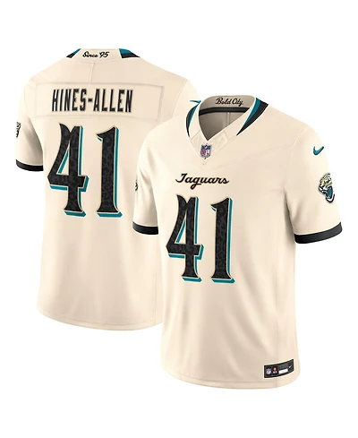 Nike Men's Josh Hines-Allen Natural Jacksonville Jaguars 2026 Rivalries Collection Vapor F.u.s.e Stitched Limited Jersey