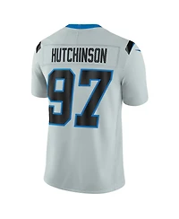 Nike Men's Aidan Hutchinson Silver Detroit Lions 2026 Rivalries Collection Vapor F.u.s.e Stitched Limited Jersey