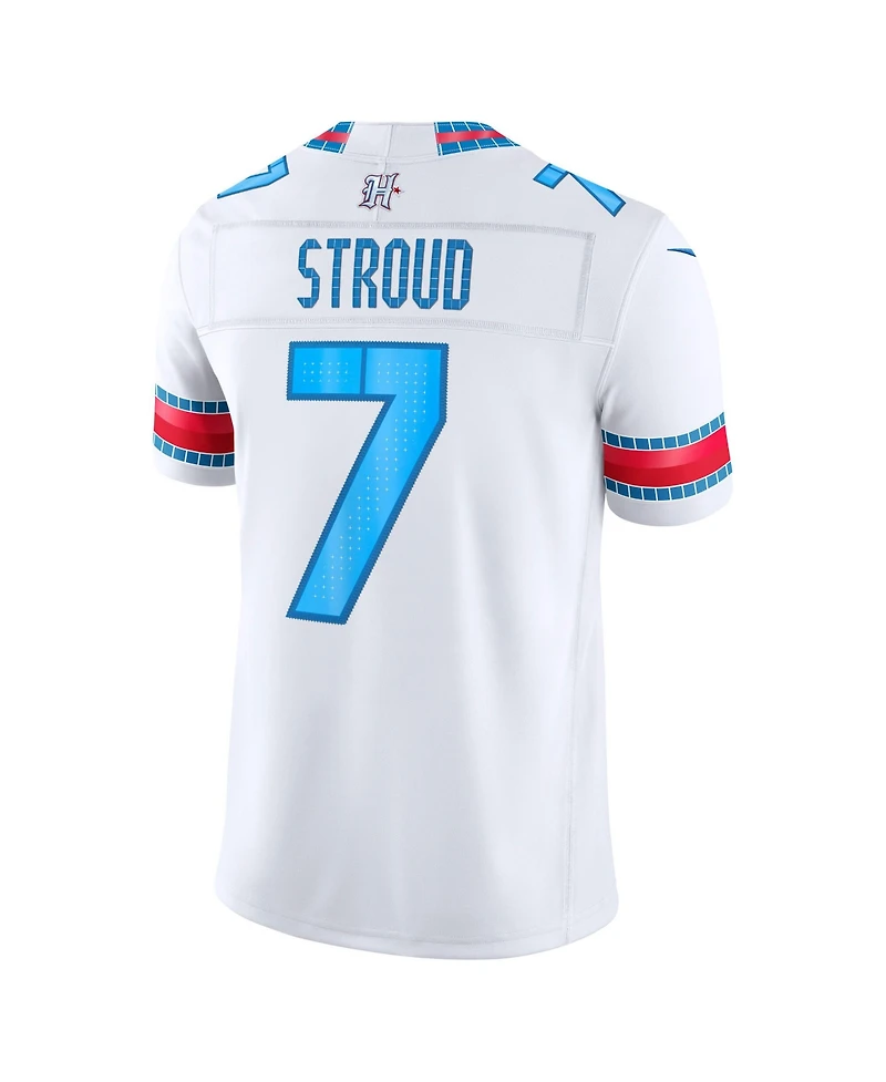 Nike Men's C.j. Stroud White Houston Texans 2026 Rivalries Collection Vapor F.u.s.e Stitched Limited Jersey