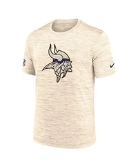 Nike Men's Natural Minnesota Vikings 2026 Rivalries Collection Sideline Velosity T-Shirt