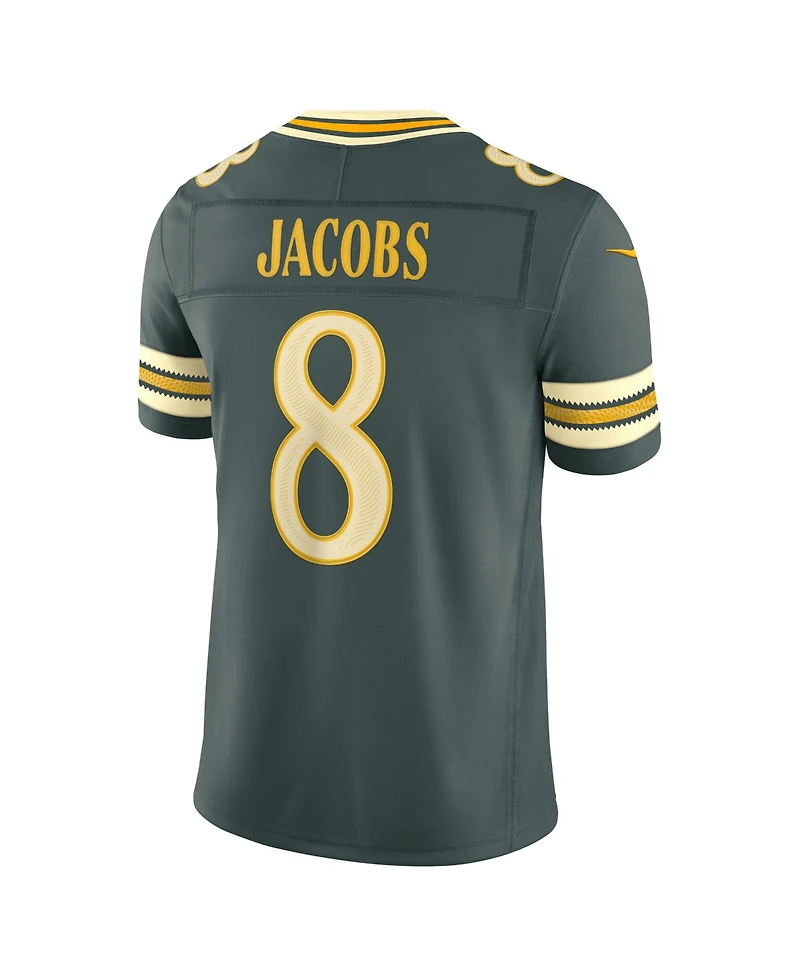 Nike Men's Josh Jacobs Green Bay Packers 2026 Rivalries Collection Vapor F.u.s.e Stitched Limited Jersey